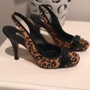 Alfani leopard print heels